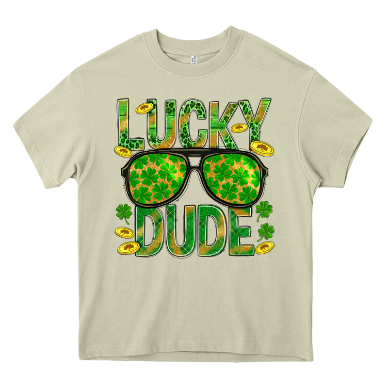 Lucky Dude St Patricks Heavy Core Tee by BundleAndBundleShop | Teevron