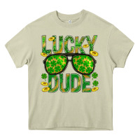 Mossy Lucky Dude St Patricks Heavy Core Tee - BundleAndBundleShop