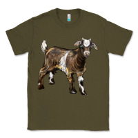 Army Green Baby Tennessee Fainting Goat Classic Tee - LillyAllenDesigns
