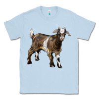 Dusty Blue Baby Tennessee Fainting Goat Classic Tee - LillyAllenDesigns