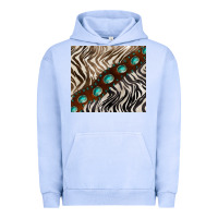 Pigment Grape Ice zebra gemstone leather Urban Hoodie - BarkalooDesign
