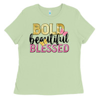 Matcha bold beautiful blessed Ladies Tee - LillyAllenDesigns