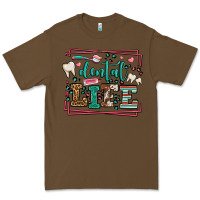 Cacao Dental life leopard frame Premium Tee - LillyAllenDesigns