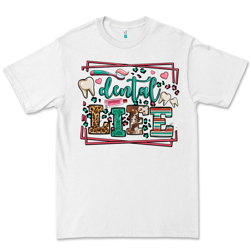 Dental Life Leopard Frame Premium Tee by LillyAllenDesigns | Teevron