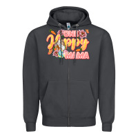 Smoke One hoppy Mama Mother's Day Zipper Hoodie - LillyAllenDesigns