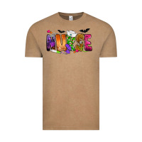 Vintage Coffee Nurse Halloween Vintage Tee - NancyCooperArtShop