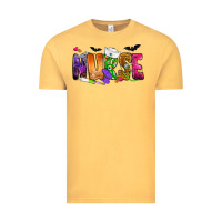 Vintage Mustard Nurse Halloween Vintage Tee - NancyCooperArtShop