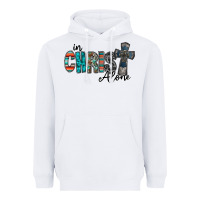 White in christ alone Heavyweight Hoodie - RacoonDesign