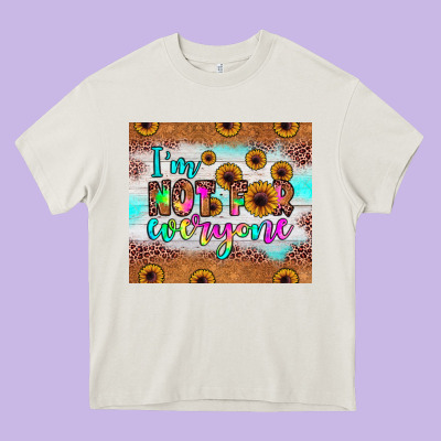 I'm Not For Everyone Heavy Core Tee Designed By Jahusdesignshop