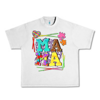 Lunar Rock Autism Mama Urban Heavy Tee - NancyCooperArtShop