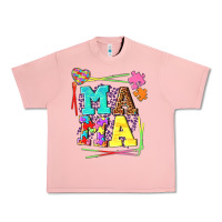 Salmon Autism Mama Urban Heavy Tee - NancyCooperArtShop