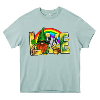 St. Patricks Love With Gnome Heavy Core Tee | Teevron