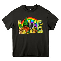 Asphalt St. Patricks Love With Gnome Heavy Core Tee - BundleAndBundleShop