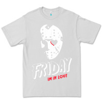 Dove Grey friday the 13th friday i'm in love vintage style horror halloween t sh Premium Tee - lanVoArt