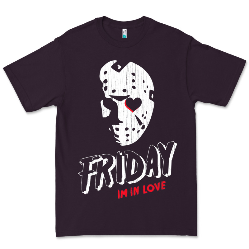 Friday The 13th Friday I'm In Love Vintage Style Horror Halloween T Sh Premium Tee by lanVoArt | Teevron