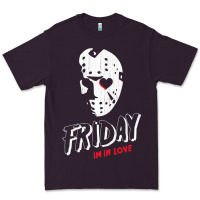 Plum friday the 13th friday i'm in love vintage style horror halloween t sh Premium Tee - lanVoArt