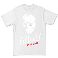 White friday the 13th friday i'm in love vintage style horror halloween t sh Premium Tee - lanVoArt