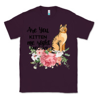 Plum Are you kitten me right meow Classic Tee - Bettercallsaul