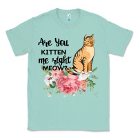 Seafoam Are you kitten me right meow Classic Tee - Bettercallsaul