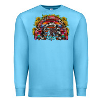 Ocean Blue mexican rainbow Premium Sweatshirt - RacoonDesign