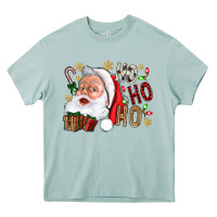 Arona Santa Ho Ho Ho With Gift Box Heavy Core Tee - BundleAndBundleShop