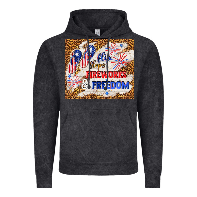 Flip Flops Fireworks & Freedom 4th Of July Vintage Hoodie by TumblerDesignByShophia | Teevron