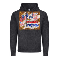 Vintage Black flip flops fireworks & freedom 4th of july Vintage Hoodie - TumblerDesignByShophia