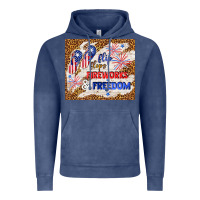 Vintage Denim flip flops fireworks & freedom 4th of july Vintage Hoodie - TumblerDesignByShophia
