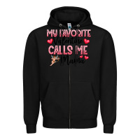 Black love message with cupid and hearts Zipper Hoodie - CowhideDigitalArt