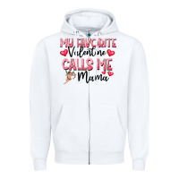Love Message With Cupid And Hearts Zipper Hoodie | Teevron
