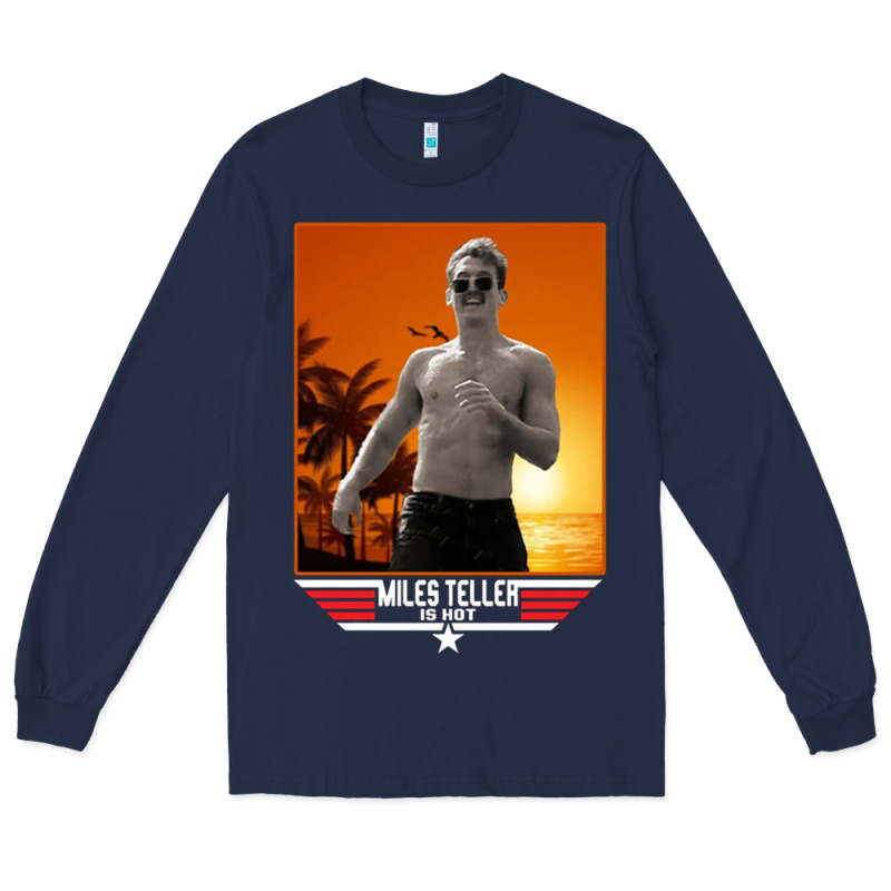 Rooster Topgun Retro Long Sleeve Tee by lanVoArt | Teevron