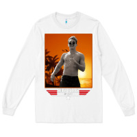 White rooster topgun retro Long Sleeve Tee - lanVoArt