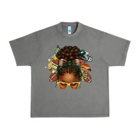 Tornado american football afro messy bun Urban Heavy Tee - texasbilliewilder