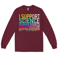 Hot Trend I Support Science Human Rights Public Education Long Sleeve Tee | Teevron