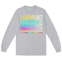 Moon Dust Hot Trend I Support Science Human Rights Public Education Long Sleeve Tee - lanVoArt