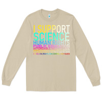 Mushroom Hot Trend I Support Science Human Rights Public Education Long Sleeve Tee - lanVoArt