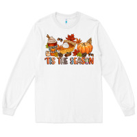 White tis the season Long Sleeve Tee - CowGirlArtShop