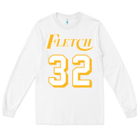 White fletch Long Sleeve Tee - lanVoArt