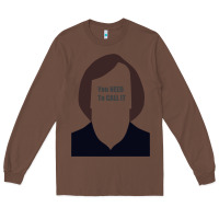 Chestnut anton chigurh   you need to call it (no country for old men) Long Sleeve Tee - lanVoArt