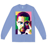 Colony Blue malcolm x Long Sleeve Tee - lanVoArt