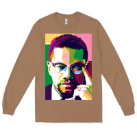 Toasted Coconut malcolm x Long Sleeve Tee - lanVoArt
