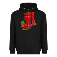 Black indiana watermelon Heavyweight Hoodie - RacoonDesign