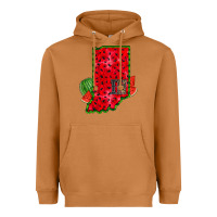 Meerkat indiana watermelon Heavyweight Hoodie - RacoonDesign