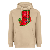 Mushroom indiana watermelon Heavyweight Hoodie - RacoonDesign