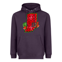 Plum indiana watermelon Heavyweight Hoodie - RacoonDesign