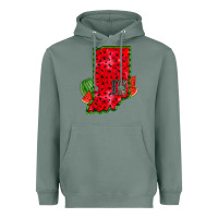 Sage indiana watermelon Heavyweight Hoodie - RacoonDesign