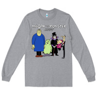 Heather Grey 60s milton the monster show characters and logotype Long Sleeve Tee - lanVoArt