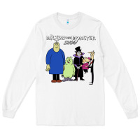 White 60s milton the monster show characters and logotype Long Sleeve Tee - lanVoArt