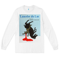 White lancelot du lac   robert bresson film Long Sleeve Tee - lanVoArt