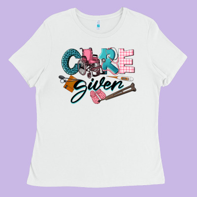Caregiver Ladies Tee Designed By Lillyallendesigns